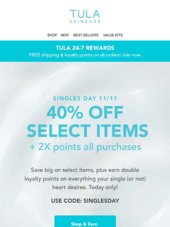 Tula Email Newsletters Shop Sales, Discounts, and Coupon Codes