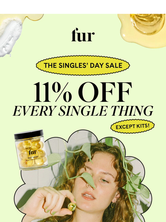 11% off every single thing