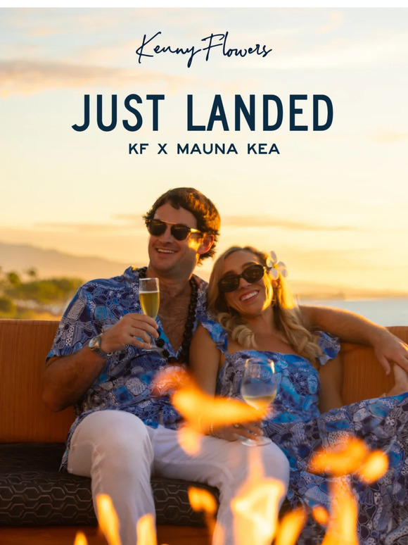 JUST LANDED: The Kenny Flowers x Mauna Kea Collection 🐢