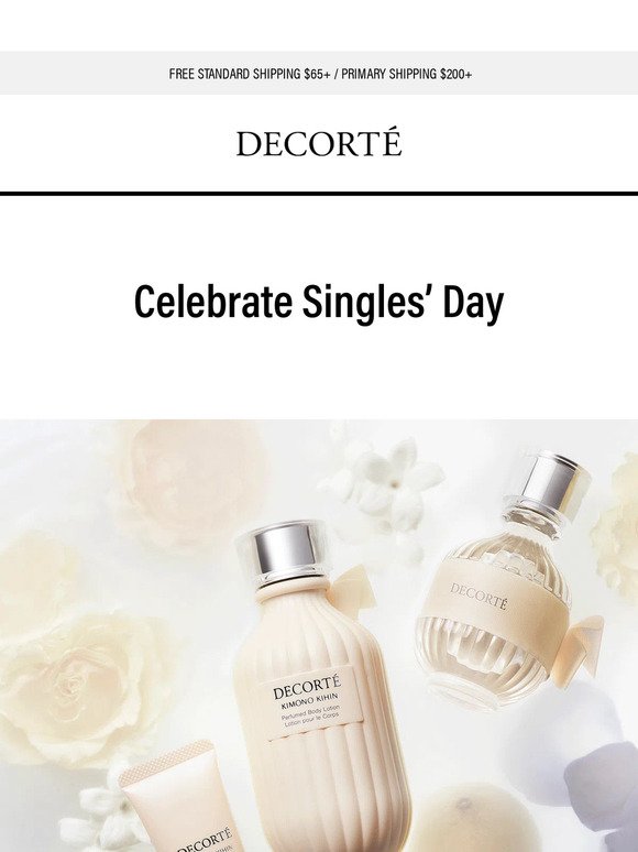 Celebrate Singles’ Day with DECORTÉ