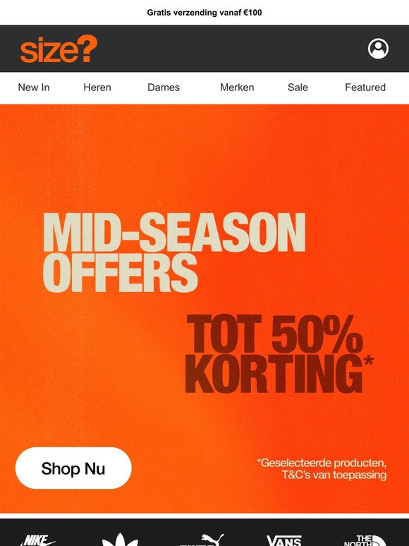 MID SEASON OFFERS: UP TO 50% DISCOUNT