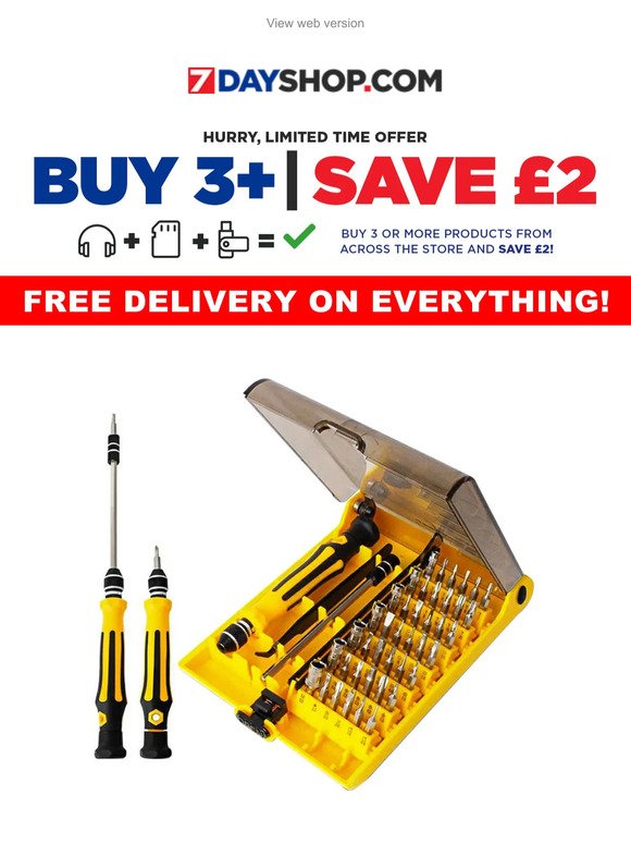 Top Deal - 45 in 1 Mini Magnetic ScrewDriver Kit