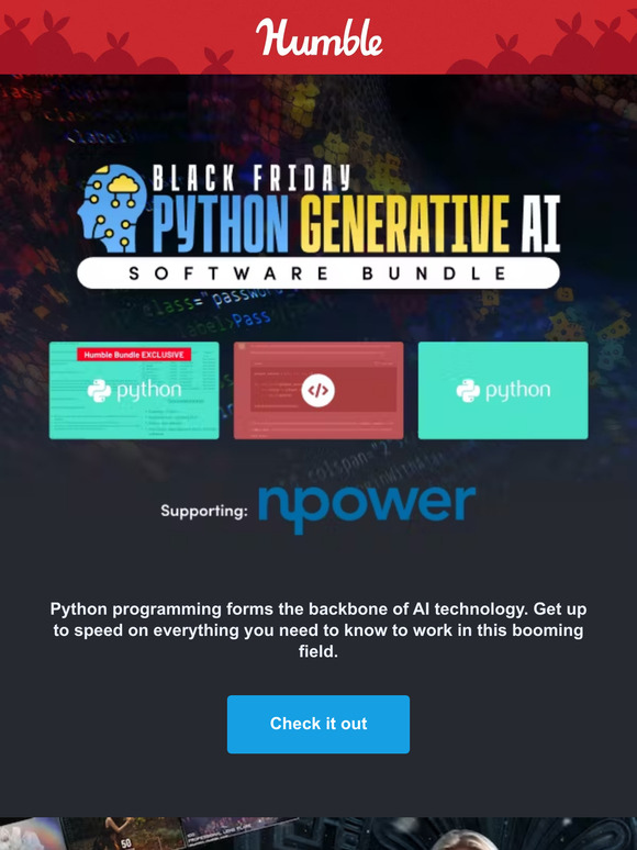 Humble Bundle: Want to work with AI? You need these essential Python ...