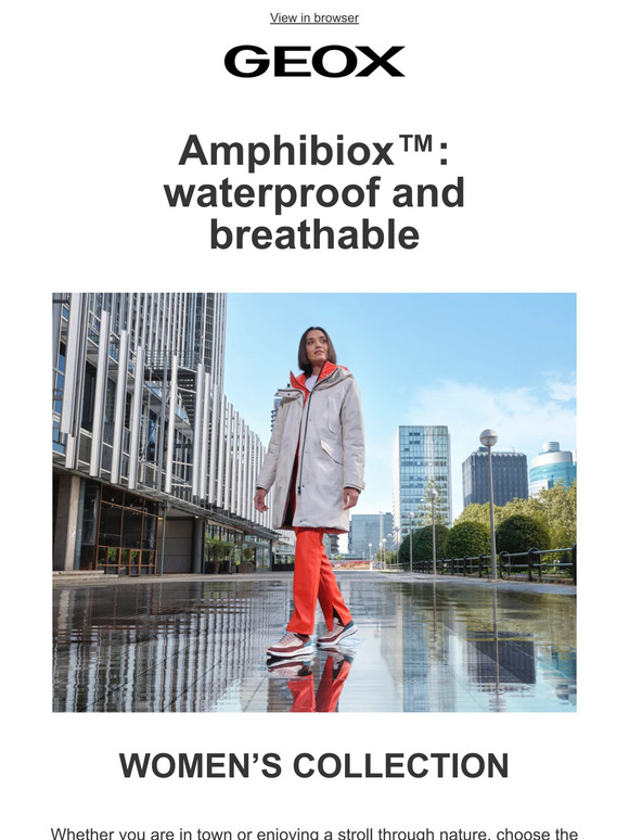 Snug and dry every day of the week with Amphibiox™