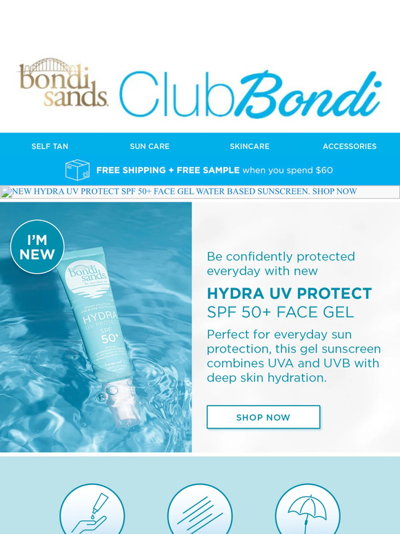 New In: Gel SPF For Hydration 💧