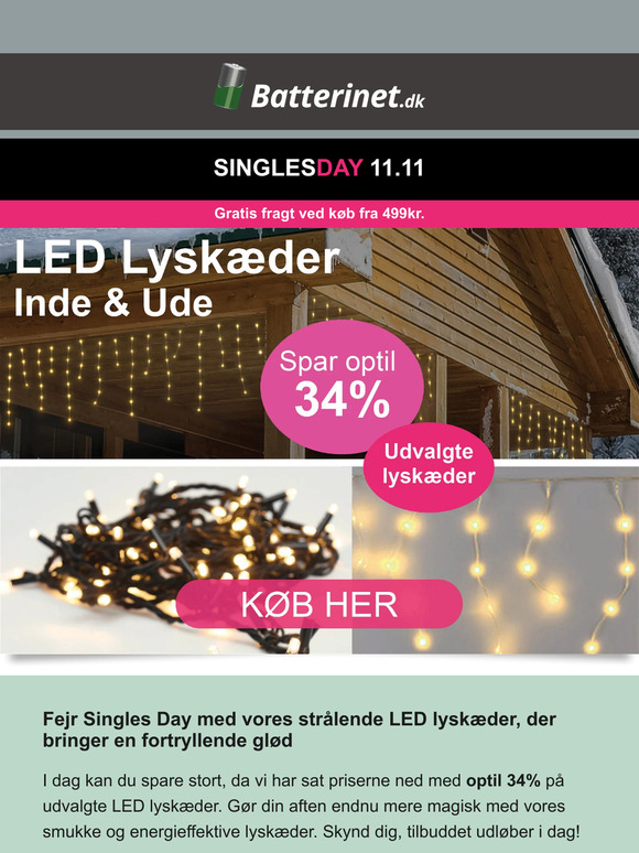 Sidste dag med GODE tilbud - LED lys m.m.