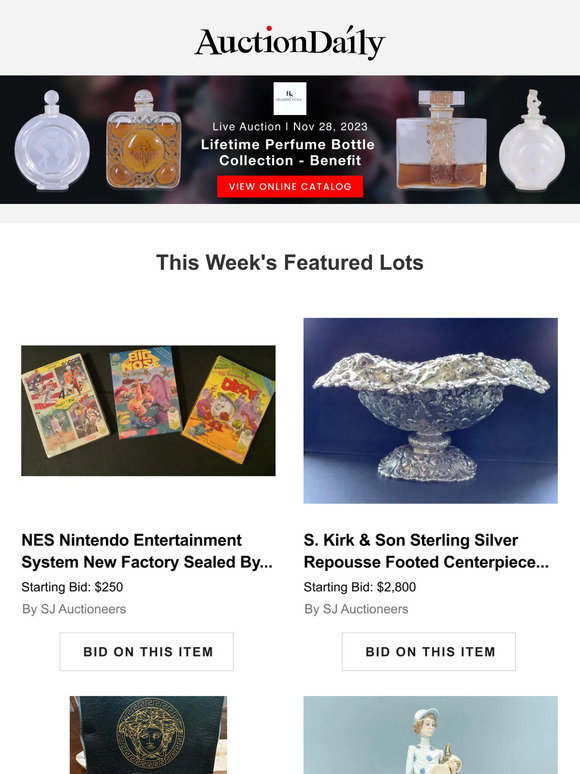 Auction Daily Auctions this Week Milled