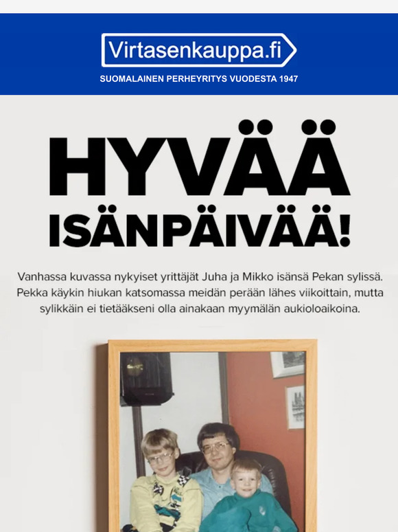 Hyvää isänpäivää 😊 Katso perhekuva