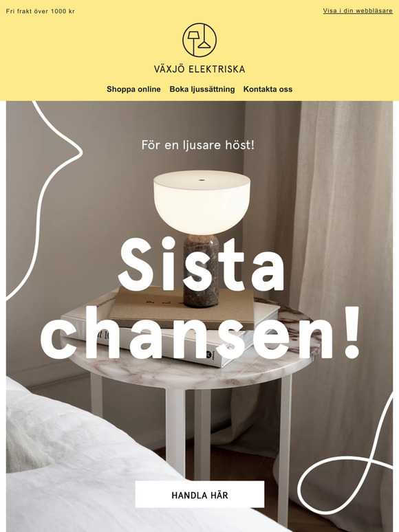 Sista Chansen! Kampanj med 15-30% rabatt på allt*