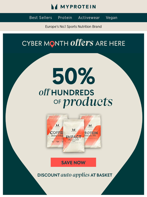 50% off hundreds of products
