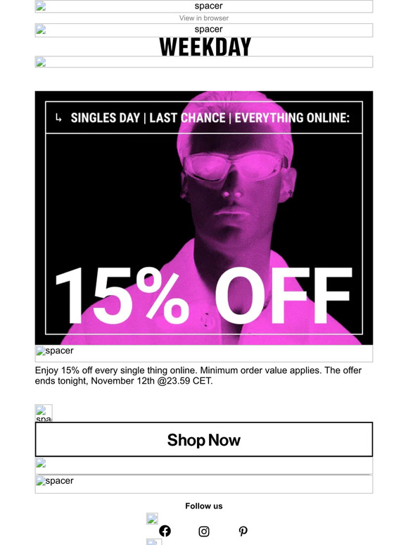 LAST CHANCE: Singles Day