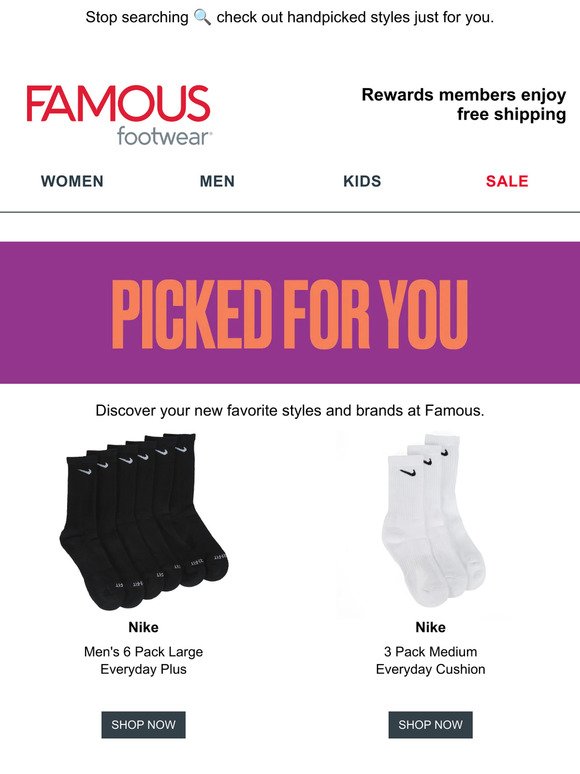 Your search is over, Famous has you covered!