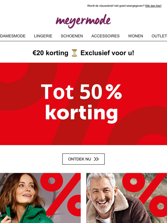 Nog maar 2 dagen! € 20 korting!