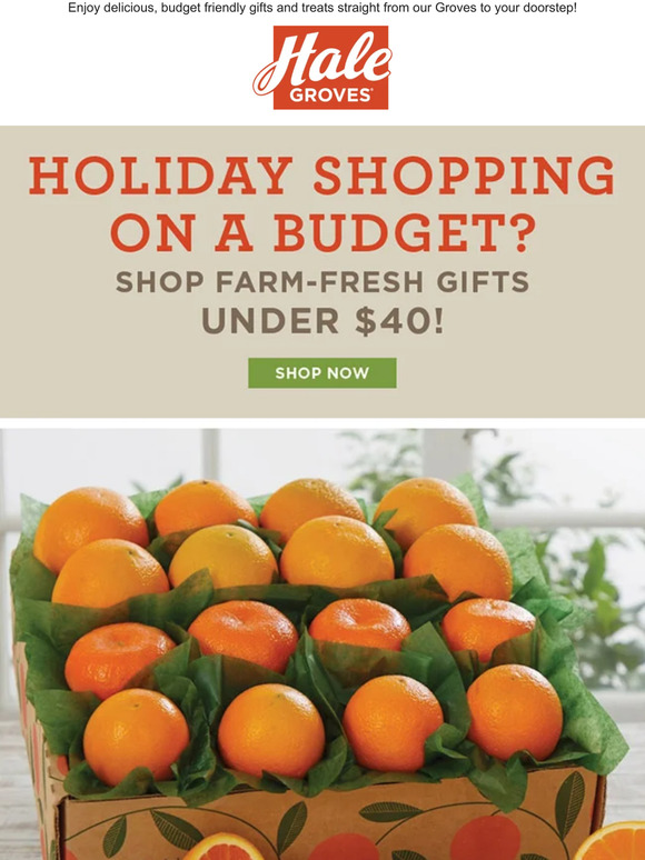 🎁 Holiday Shopping on a Budget? Shop Farm-Fresh Gifts Under $40 🎄