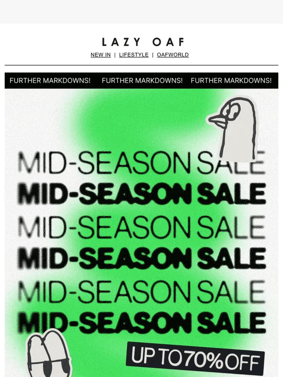🚨❗MID-SEASON SALE: FURTHER MARKDOWNS❗🚨