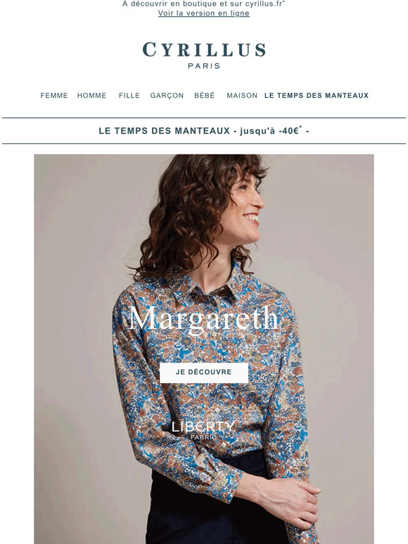 Exclu : Margareth, notre imprimé Liberty