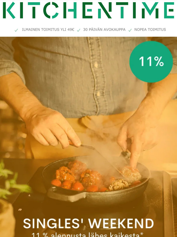 ÄLÄ JÄÄ PAITSI! -11 % lähes KAIKESTA*