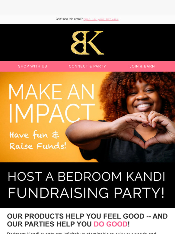 Bedroom Kandi It's the Giving Season Host a Fundraiser! Milled