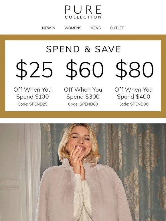 Ends Today: Spend & Save Up To $80
