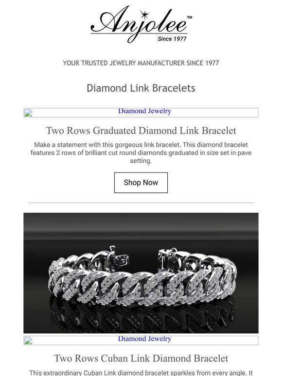 Introducing Diamond Link Bracelet Collection