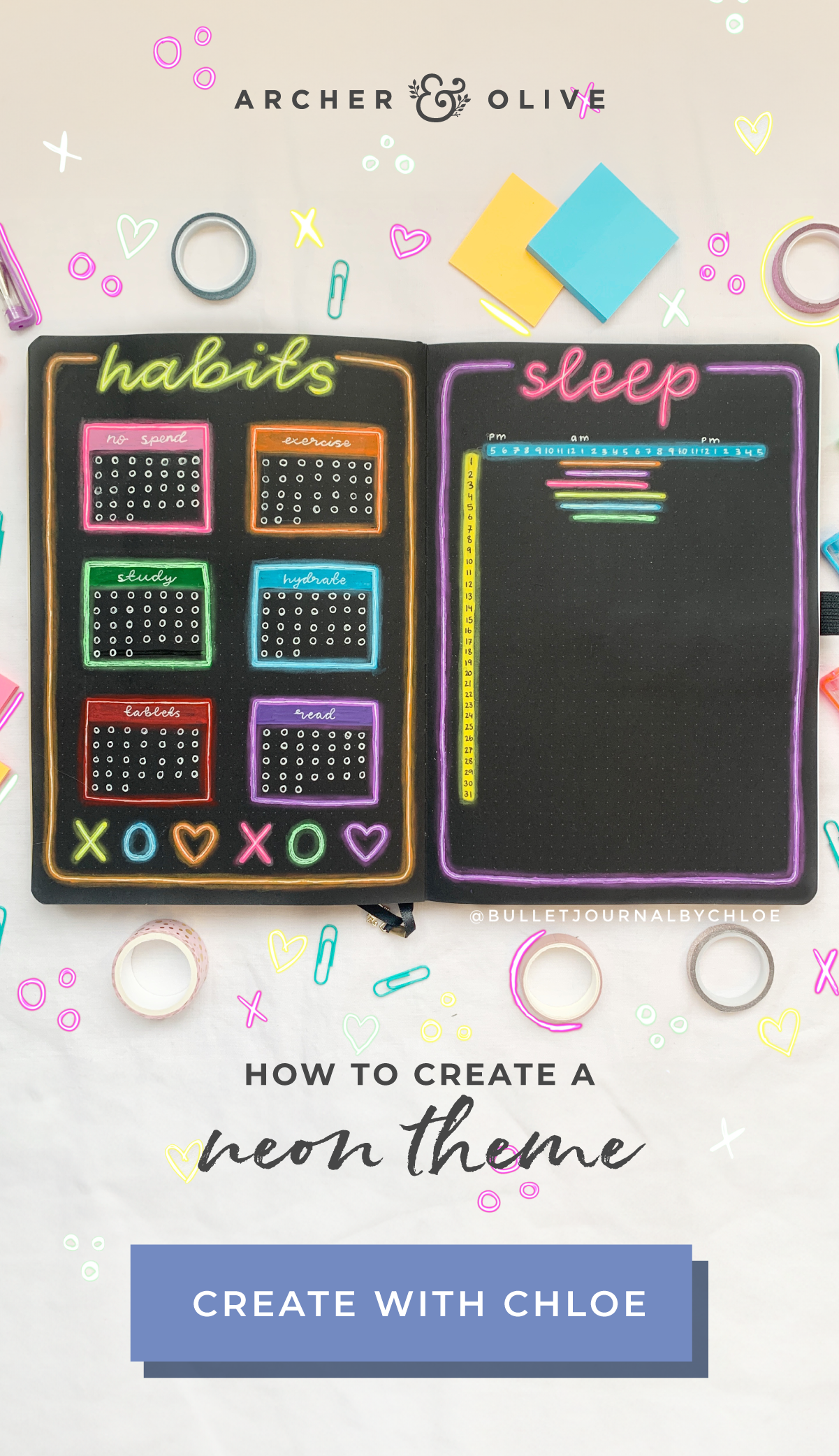 How to create a neon theme