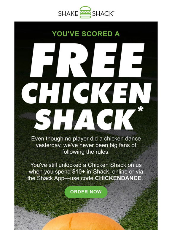 The NFL might just get you free Shake Shack this weekend—here's how
