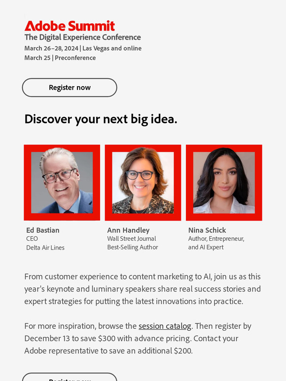 Visionary speakers you just can’t miss