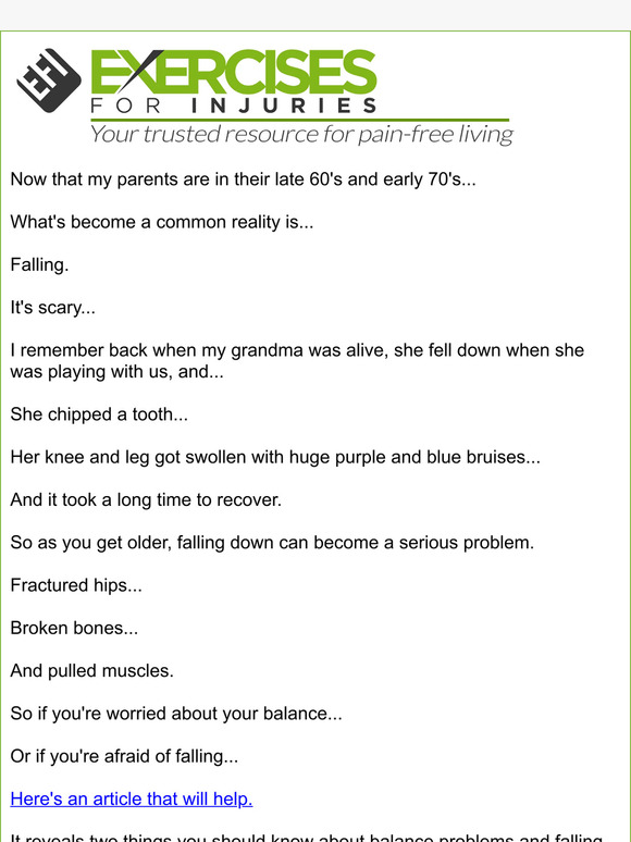 My grandma fell
