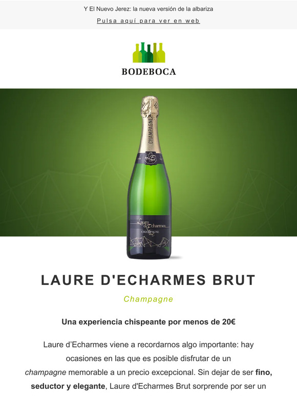 🍾 Laure d’Echarmes: el champagne más vendido por solo 19,50€