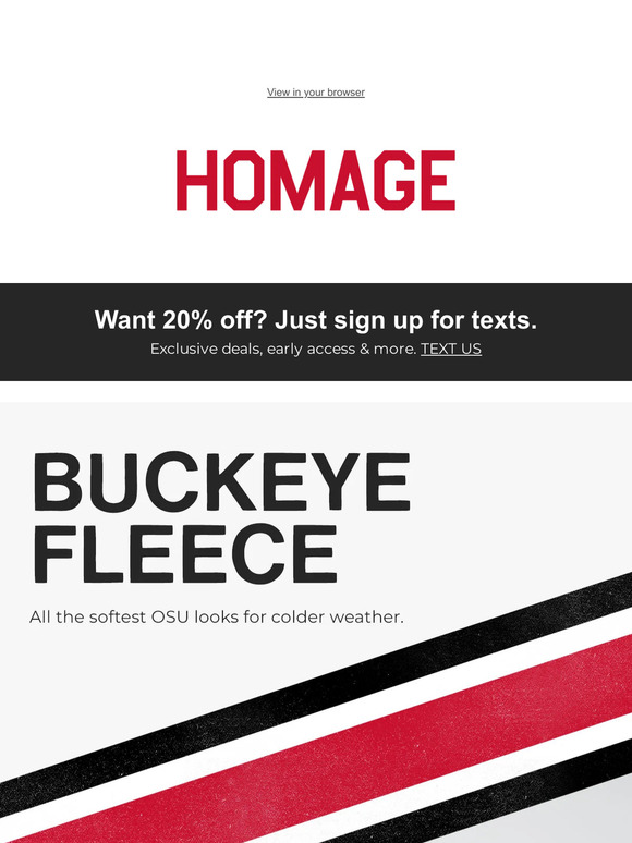 Swimming in Buckeye FLEECE!