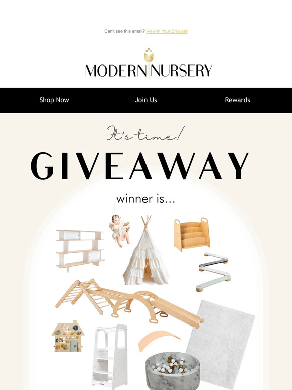 Are You the Giveaway Winner?