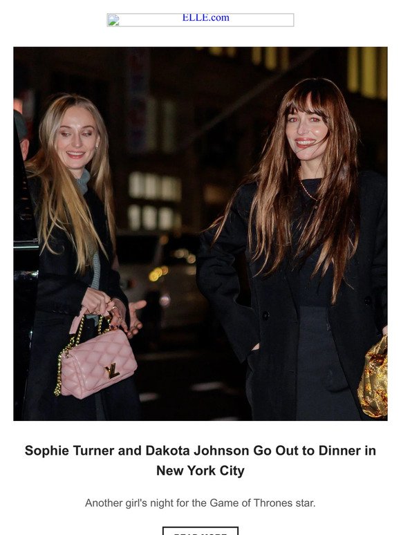 Sophie Turner and Dakota Johnson Go Out to Dinner in New York City