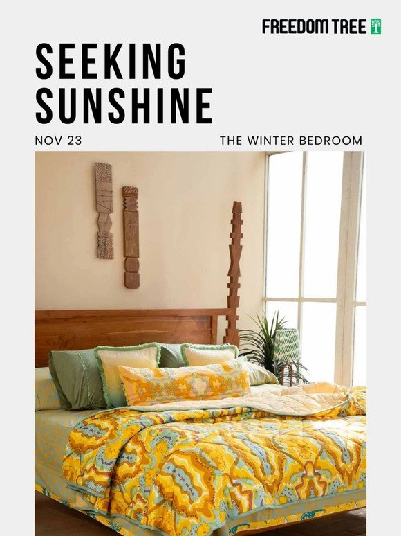 Seek Sunshine in Winter Bedroom