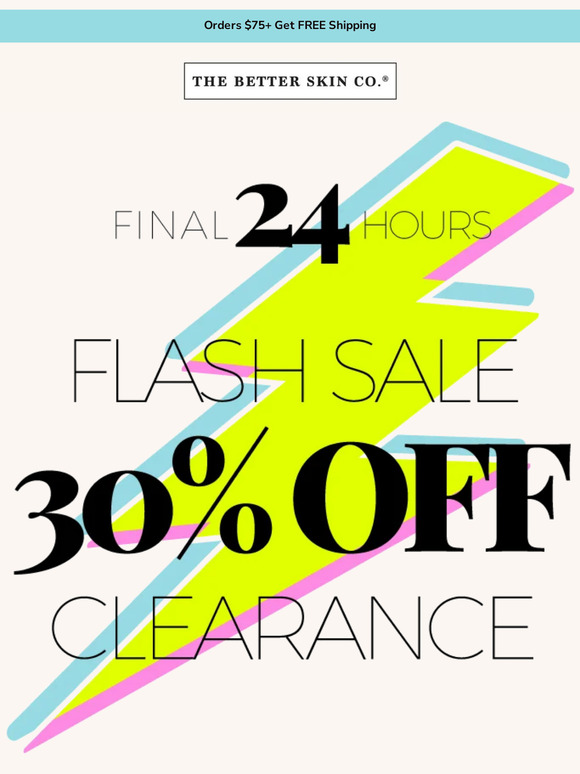 Last 24 Hours / 30% Off Clearance
