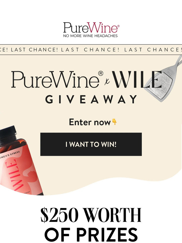 Last chance to WIN ✨