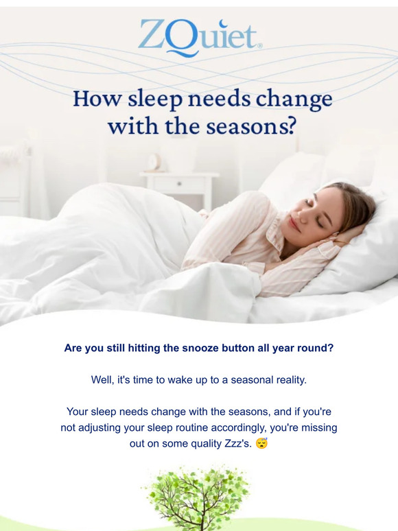 Seasonal Sleep Secrets ☀️🍂❄️🌱