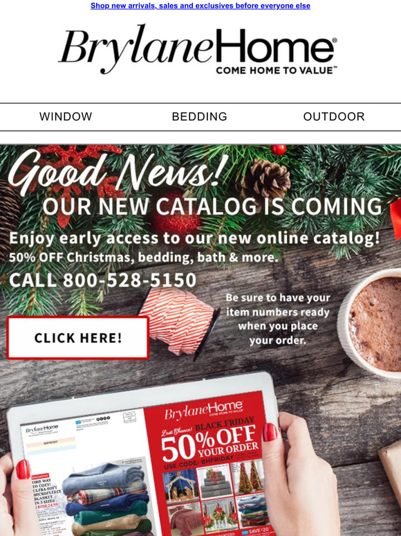 Brylane Home New Message Just for you, the latest catalog is here