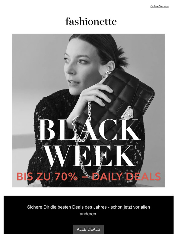 Black Week für Early Birds startet jetzt!
