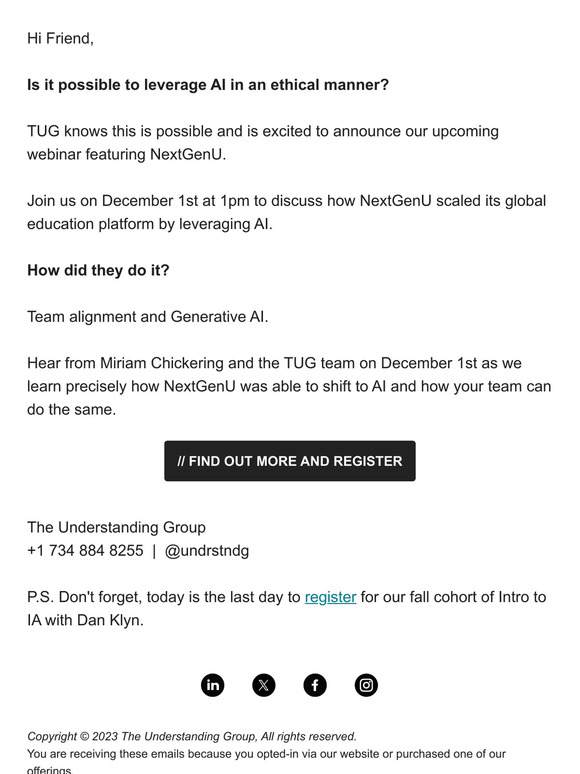December Webinar - Ethically Scaled AI - How NextGenU leveraged AI to scale their global prorgam.