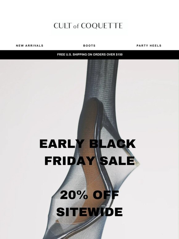 Early Black Friday SALE!