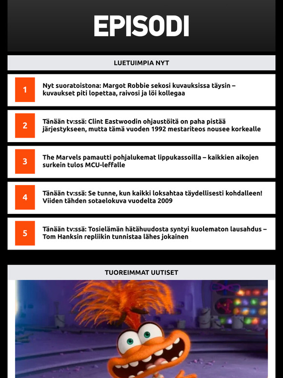 Inside Out 2 rikkoi heti kovan ennätyksen – nousi vuorokaudessa Disneyn kaikkien aikojen katsotuimmaksi animaatiotraileriksi