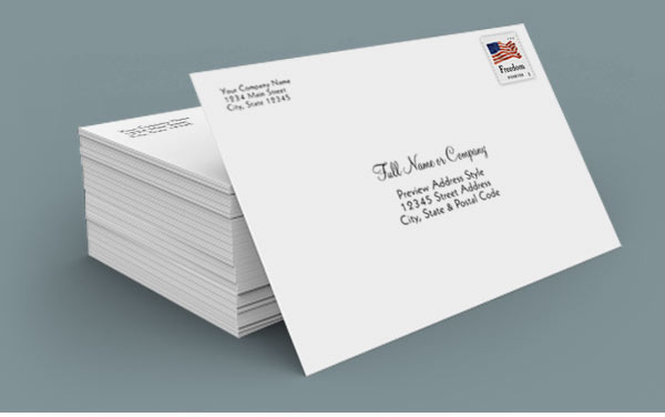 ENVELOPE ADDRESSING-MAILING SERVICE
