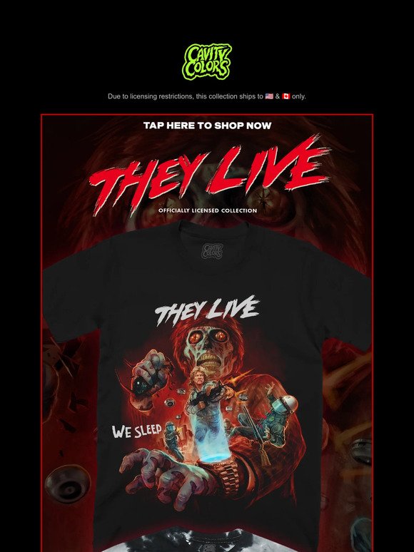 👽 THEY LIVE is Available Now! 🕶️