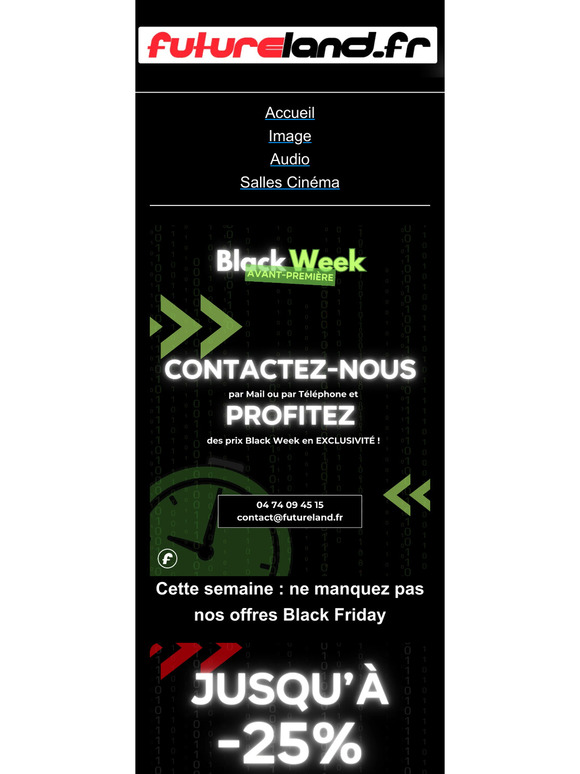Black Week : profitez de nos offres en avant-première !