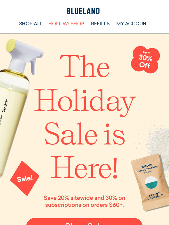 Blueland Email Newsletters Shop Sales, Discounts, and Coupon Codes