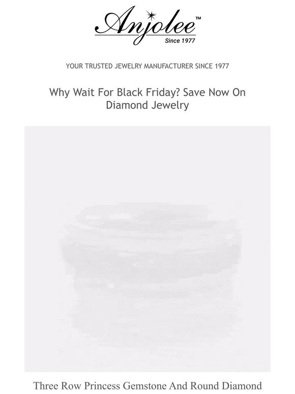 Why Wait For Black Friday? Save Now On Diamond Jewelry