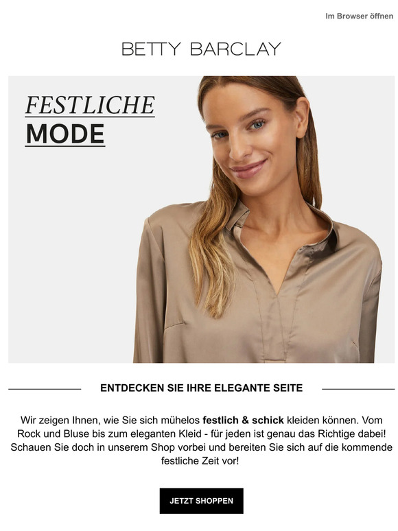 Festlich schicke Mode für Sie!