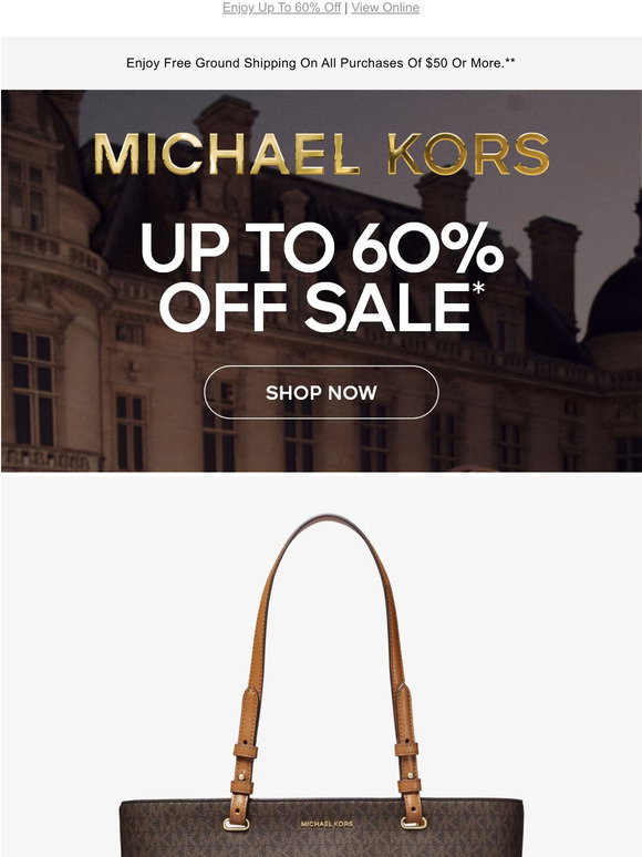 Michael Kors bags outlet: up to 50% off