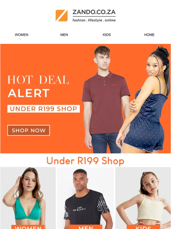 Discover the R199 Shop for all your family's fashion needs 🤑