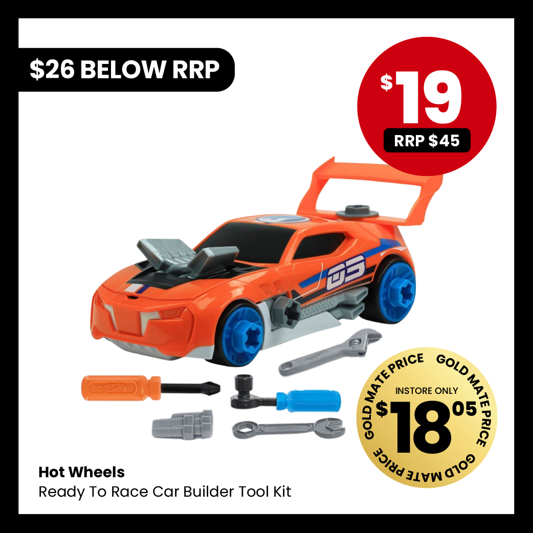 Hot Wheels - Ready To Race Car Builder Tool Kit